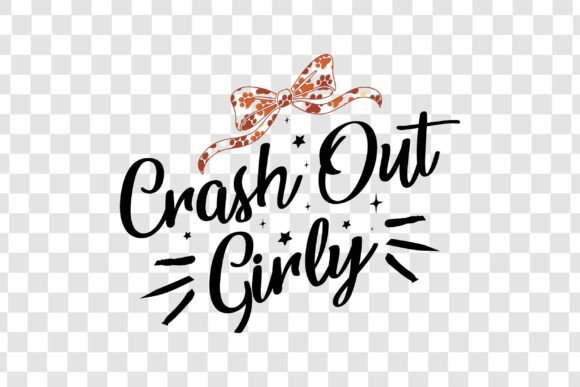 Crash Out Girly Retro Sassy Bow Graphic Review