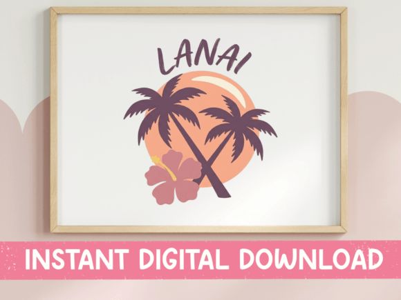 Lanai Hawaii Sunset Palm Tree SVG Embroidery Review