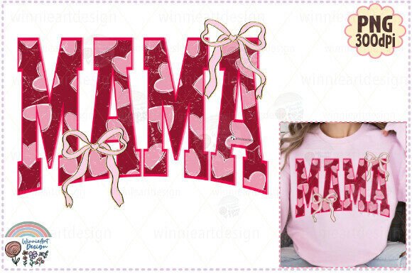 Mama Hearts Valentines Day Retro Varsity Review
