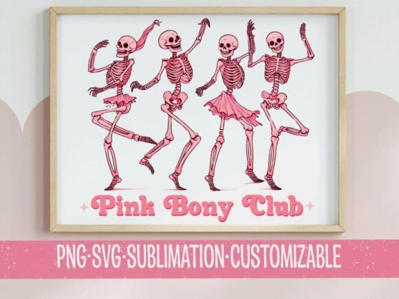 Pink Bony Club SVG PNG Review