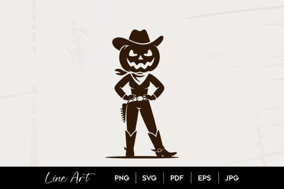 Pumpkin Cowgirl Halloween Western Art Review