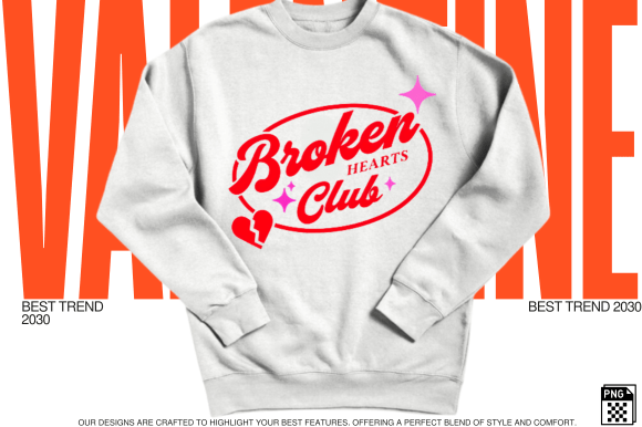 Retro Broken Hearts Club PNG Review