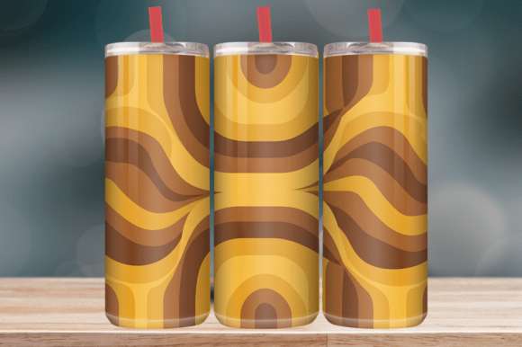 Retro Brown Geometric Vintage Style Review