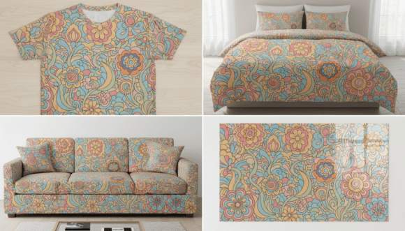 Retro Floral Seamless Pattern Design Review