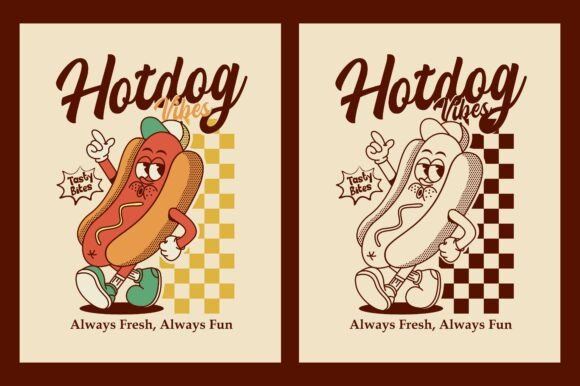 Retro Hotdog Character Embroidery Review