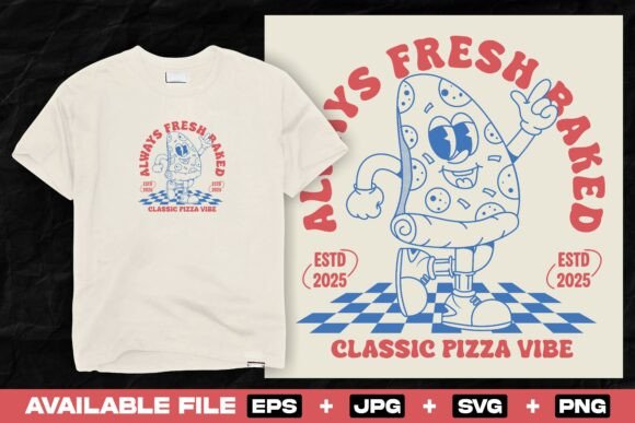 Retro Pizza Mascot Character Design Review